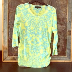 B.L.E.U 3/4 sleve shirt